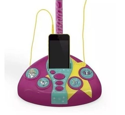 Barbie Microfone Fabuloso Com  Funcao Mp3 Player BARAO