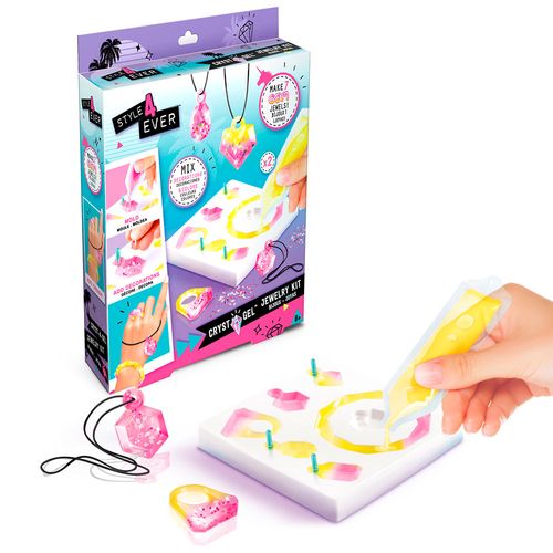 Fun Kit De Joias Cores Duplas  Amarelo e Rosa START