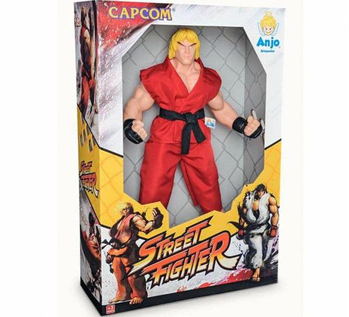 Boneco -  Capcom - Street Fighter - 45 Centimetros - Ken ANJO