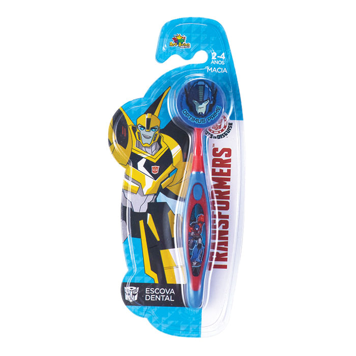 Escova Dental Infantil Transformers Optimus Prime ZEIN
