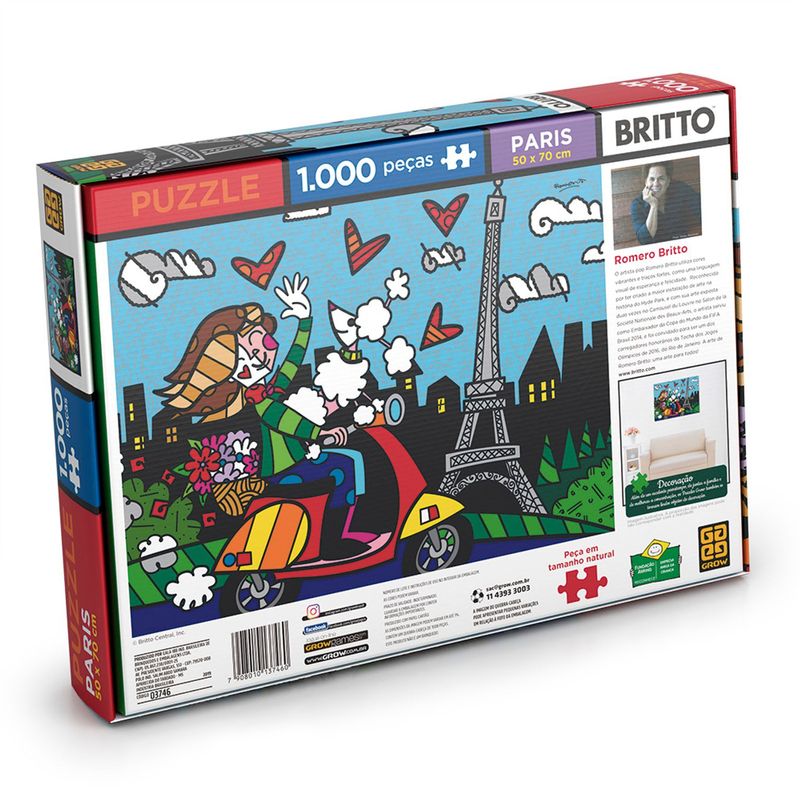 Quebra-cabeça 1000 Peças Disney Game Office - 3057 Toyster