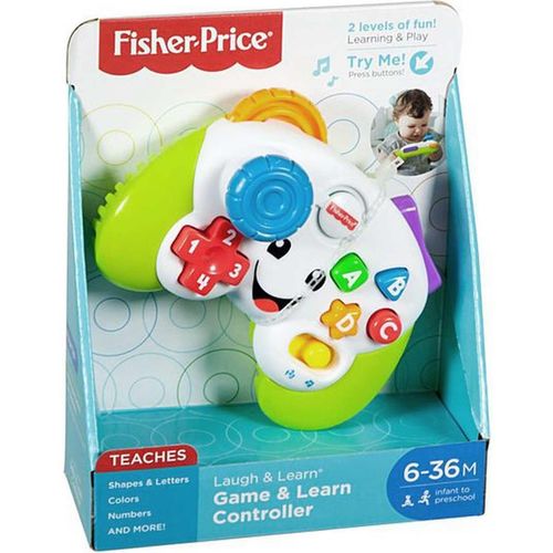 Controle Video Game - Fisher-Price -  Aprender e Brincar - Brinquedo para Bebes - MATTEL