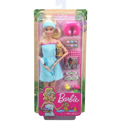 Boneca - Barbie Fashion - Dia de Spa com Filhotinho - GKH73 MATTEL