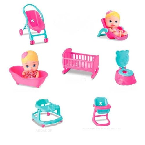 Boneca - Little Dolls Divertoys Casinha