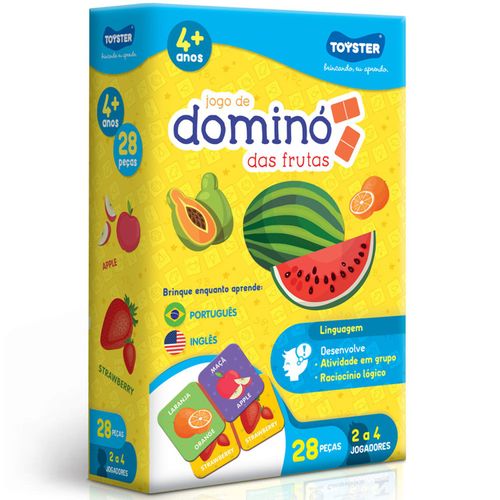 Jogo de Domino das Frutas TOYSTER