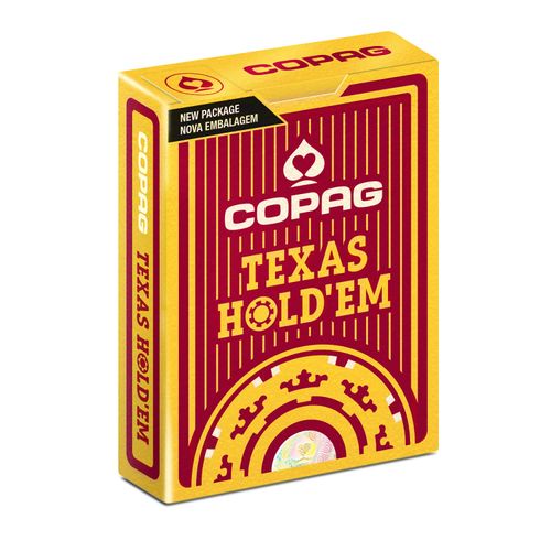 Cartas Para Jogar - 100 Plastico Texas Holdem - Poker Size COPAG DA AMAZONIA