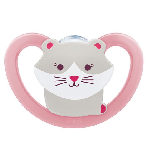 Chupeta Nuk Space - Tam 2 Silicone - Gatinha Rosa NUK