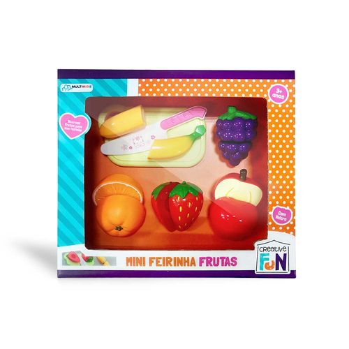 Mini Feirinha - Creative Fun - Frutas Com Velcro MULTIKIDS