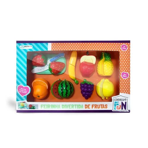 Creative Fun Feirinha Divertida de Frutas Com Velcro MULTIKIDS