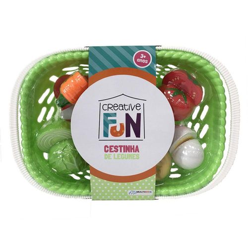 Creative Fun - Cestinha de Legumes Verde MULTIKIDS