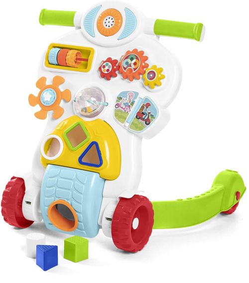 Andador - Bebe Piloto - Com Som - Menino - Branco TA TE TI INDUSTRIA E