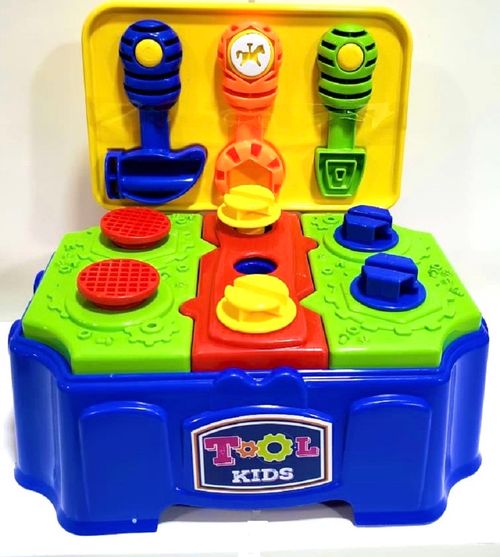 Maleta - Mini Bancada - Ferramentas - Tool Kids - Azul TA TE TI INDUSTRIA E
