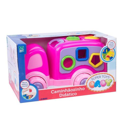 Caminhaozinho - Didatico - Rosa SUPER TOYS