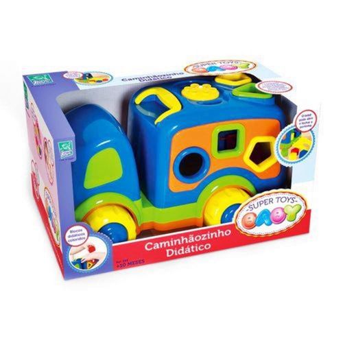 Caminhaozinho Didatico Baby Azul SUPER TOYS