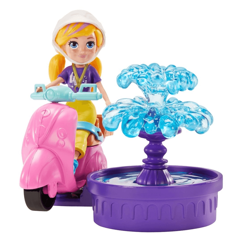 Polly Pocket Boneca Kit Aventura em Paris Mattel na Tyzu Toys