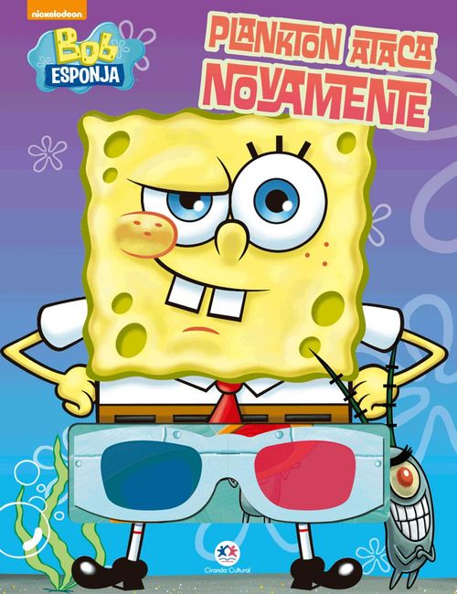 Livro Bob Esponja Plankton Ataca Novamente CIRANDA CULTURAL EDI