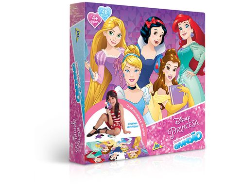 Quebra Cabeca - 48 Pecas - Princesas Disney TOYSTER