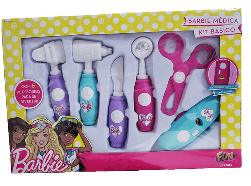 Barbie Kit Medica com 6 Instrumentos START