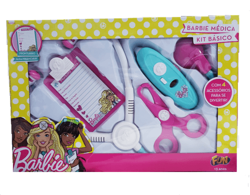 Barbie Kit Medica com Prontuario START