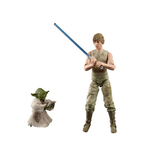 Figuras Star Wars Deluxe - Luke e Yoda - Black Series HASBRO