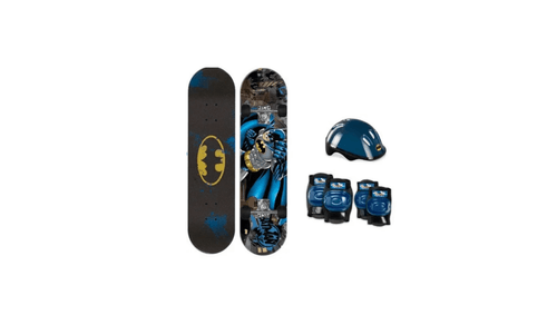 Skate Batman Com Kit de Protecao - Sacola Preta START