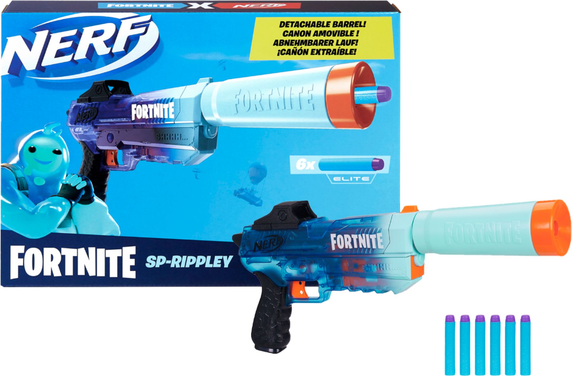 Lançador Nerf Fortnite Metralhadora Scar Ar Rippley - Hasbro em Promoção é  no Buscapé