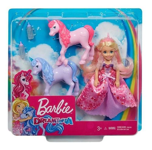 Barbie Dreamtopia - Chelsea Com Unicornio MATTEL