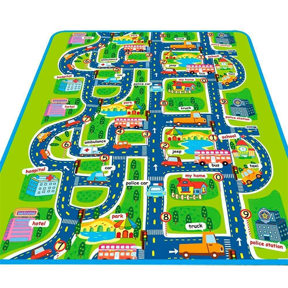 Pista Tapete Hot Wheels Grande Cidade P/ Carrinhos 160cm - Final