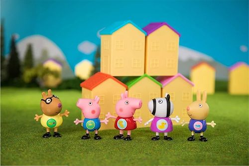 Casa Surpresa da Peppa Pig - Figura Surpresa - Telhado Azul SUNNY
