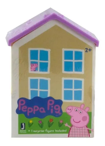 Casa Surpresa da Peppa Pig - Figura Surpresa - Telhado Lilas SUNNY BRINQUEDOS