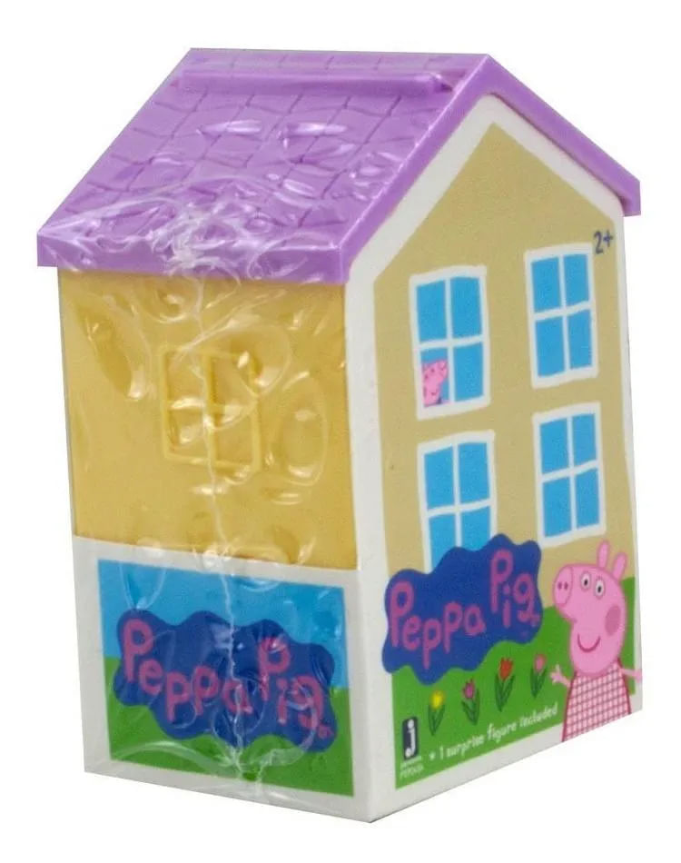 Casa Surpresa da Peppa Pig - Figura Surpresa - Telhado Verde sunny  brinquedos no Shoptime