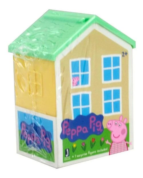 Casa Surpresa da Peppa Pig - Figura Surpresa - Telhado Verde SUNNY BRINQUEDOS