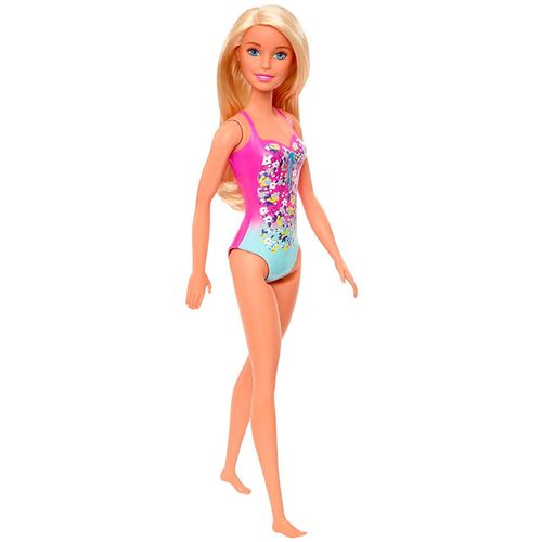 Boneca Barbie - Diversao na Praia - Barbie Maio Estampado de Flores MATTEL
