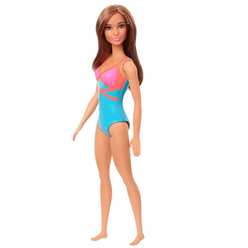 Boneca Barbie - Diversao na Praia - Barbie Maio Azul e Rosa MATTEL