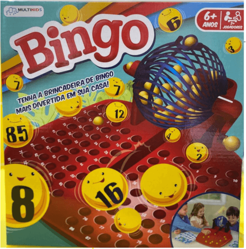 Jogo De Tabuleiro - Bingo MULTIKIDS