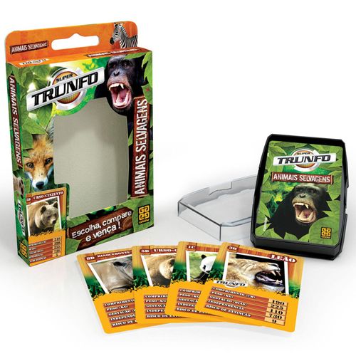 Jogo de Carta - Super Trunfo - Animais Selvagens GROW