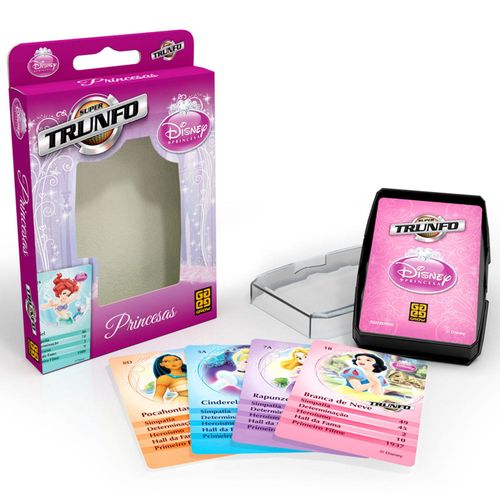 Jogo de Carta - Super Trunfo - Princesas Disney GROW