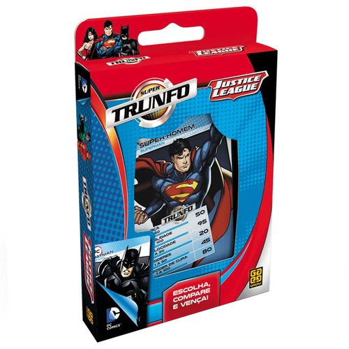 Jogo de Carta - Super Trunfo - Justice League GROW