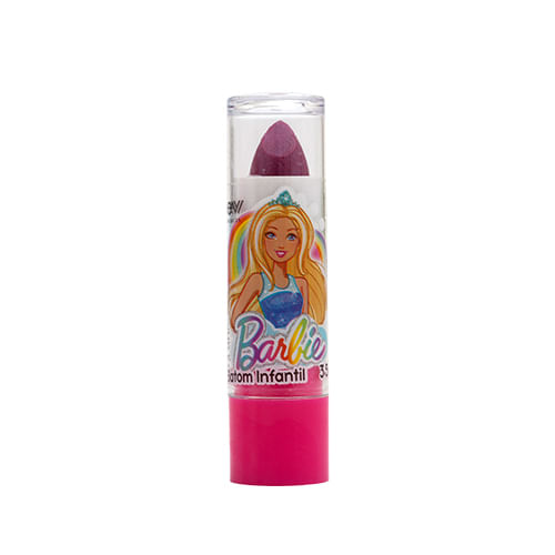 Batom Infantil - Barbie Princesa - Roxo VIEW
