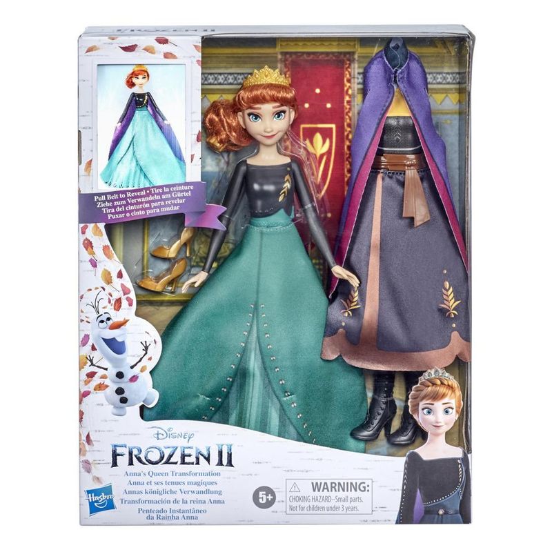 Boneca Disney Frozen 2 - Transformacao Real Anna HASBRO