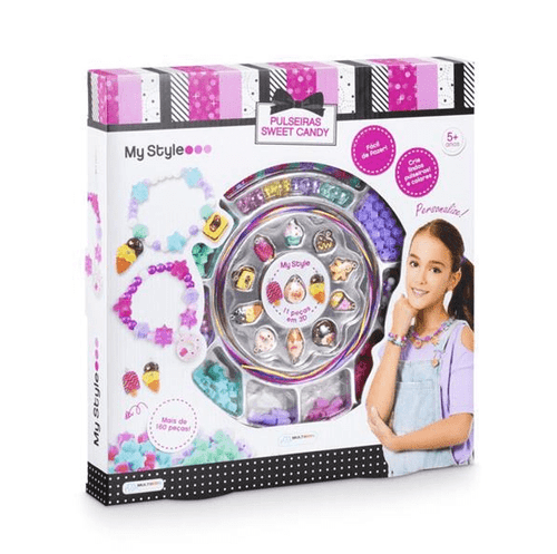 My Style Pulseiras Sweet Candy - 160 Pecas MULTIKIDS