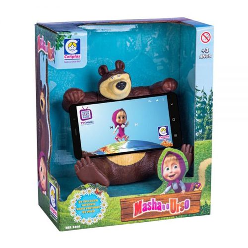 Boneco Urso Da Masha de Vinil 18cm COTIPLAS