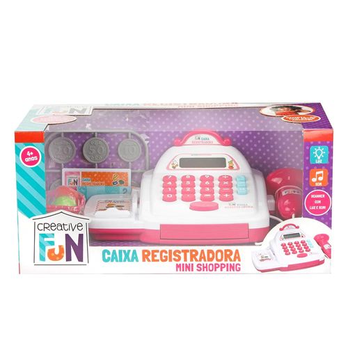 Caixa Registradora Creative Fun Multikids Mini Shopping - Rosa MULTIKIDS