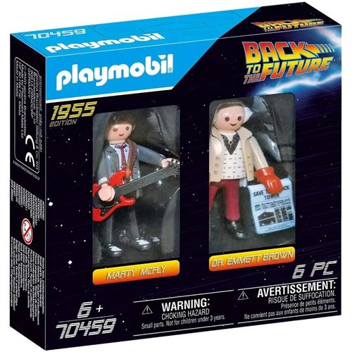 Playmobil - De Volta ao Futuro Marty McFly e Dr Emmett Brown SUNNY