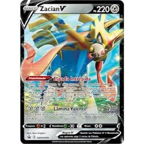 Pokemon 2 Deck Rixa Rebelde Zacian + Zamazenta Copag Cartas em