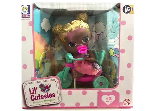 Boneca Lil Cutesies - Triciclo Rosa COTIPLAS