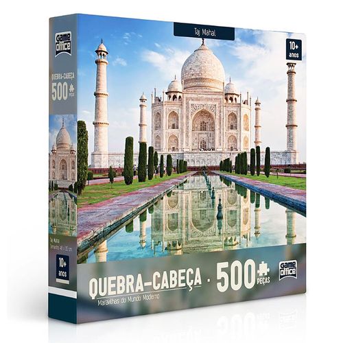 Maravilhas do Mundo Moderno - Quebra Cabeca 500 Pecas - Taj Mahal TOYSTER