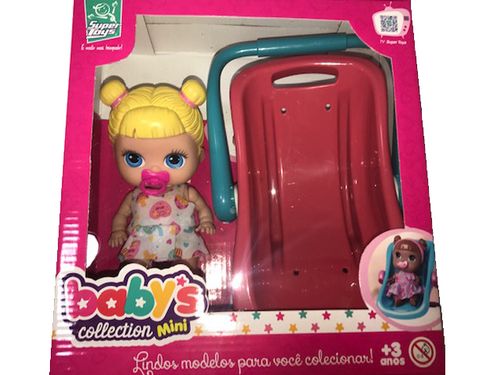 Babys Collection Bebe Conforto - Loira - Bebe conforto rosa SUPER TOYS