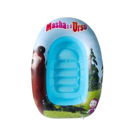 Barco inflavel Masha e o Urso - verde e azul MULTIKIDS