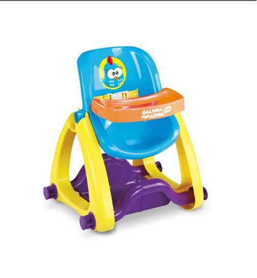 Carrinho de Passeio -  Galinha Pintadinha 4 EM 1 - 5606 ROMA JENSEN